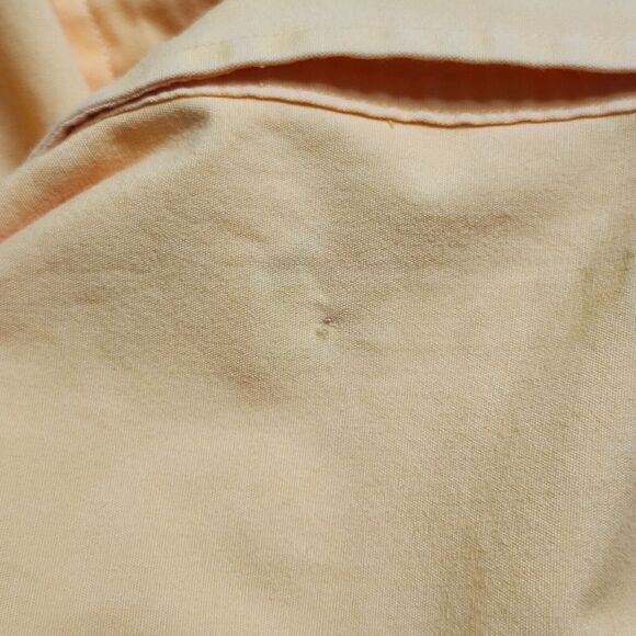 Vintage Nautica Shirt Men XL Bright Yellow Short Sleeve Sailing Button Up Down - Picture 3 of 10